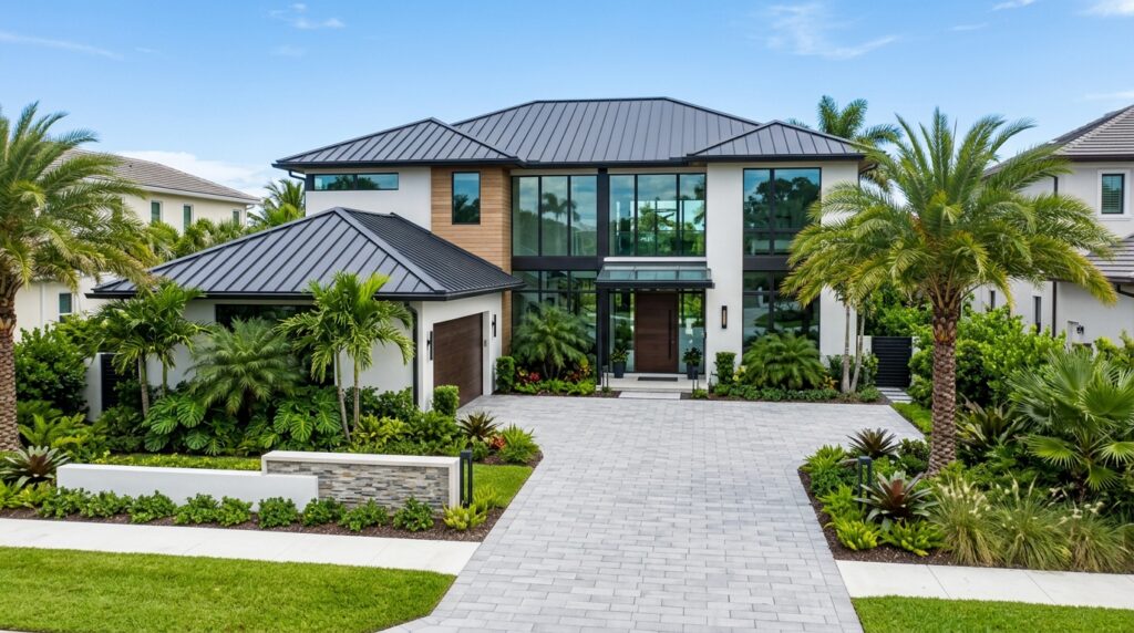 Luxury Standing Seam Aluminum Roof Replacement