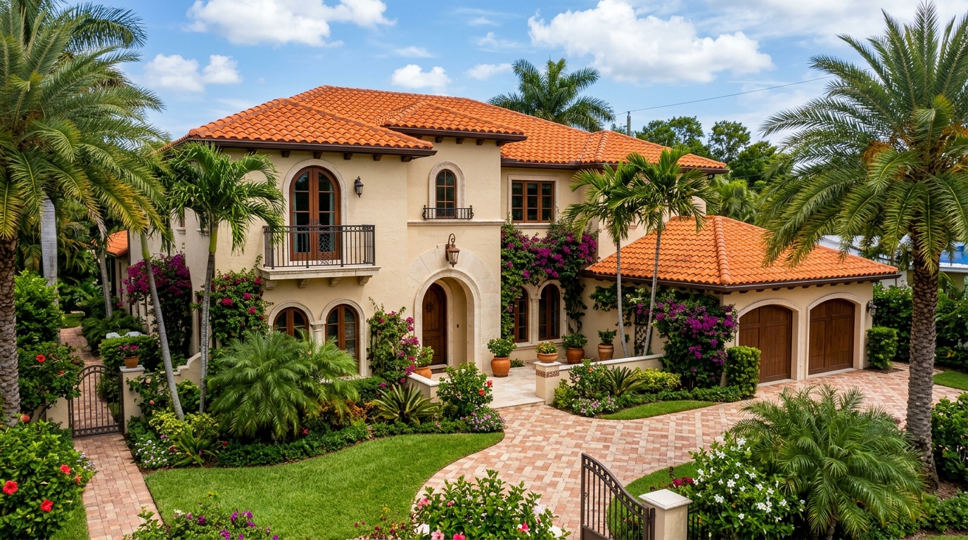 Spanish Mediterranean Barrel Tile Roof Replacement